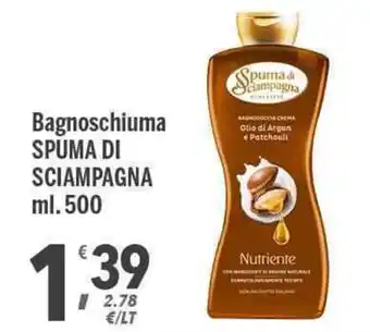 Spuma di Sciampagna Bagnoschiuma ml 500