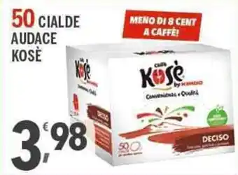 Supermercati Dok Kosè 50 Cialde Audace offerta