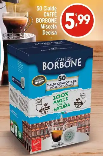 Supermercati Dok Borbone 50 Cialde Caffè Miscela Decisa offerta