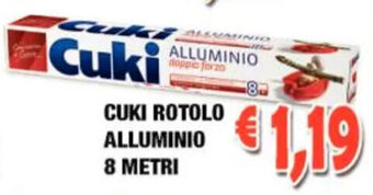 Cuki Rotolo Alluminio 8 Metri