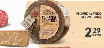 Supermercati Dok Pecorino Amatrice Riserva Grotta offerta