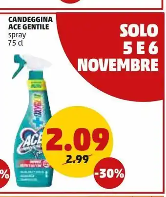 PENNY Candeggina ace gentile offerta