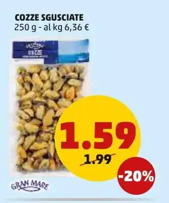 PENNY Cozze sgusciate offerta