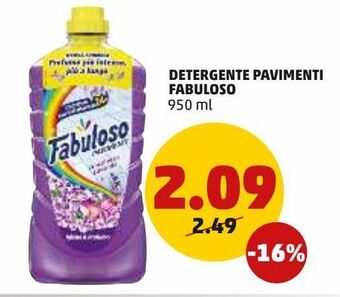 PENNY Detergente pavimenti fabuloso offerta