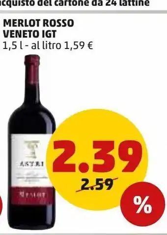 PENNY Merlot rosso veneto igt offerta