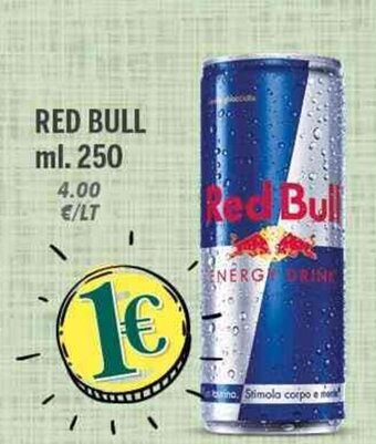 Supermercati Dok Red Bull ml. 250 offerta