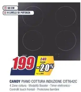 Trony Candy Piano Cottura Induzione Citt642C offerta