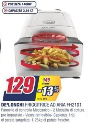 Trony De'Longhi Friggitrice Ad Aria FH2101 offerta