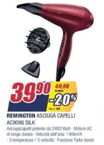 Trony Remington Asciuga Capelli AC9096 Silk offerta