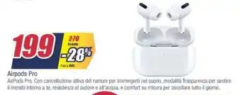 Trony Airpods Pro offerta