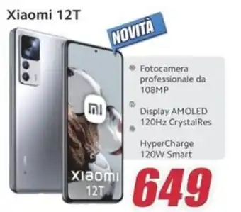 Trony Xiaomi 12T offerta