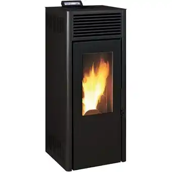 OBI Stufa a pellet nuova nola 9,5 kw nera offerta