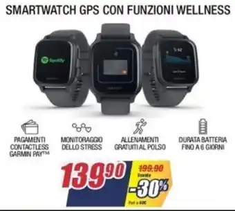 Smartwatch GPS Con Funzioni Wellness