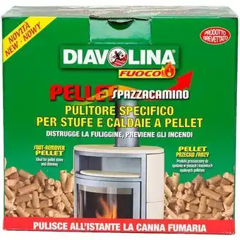 Pellet spazzacamino diavolina