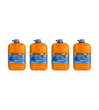 Eurobrico Combustibile liquido per stufe inodore 4 taniche- qlima kristal da 80 litri offerta