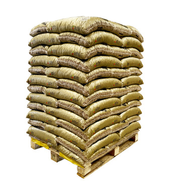 Promo bancale pellet 100% abete certificato en plus a1 - 65 sacchi da 15 kg