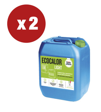 Eurobrico 2 taniche combustibile ecocalor light 18lt - savichem offerta