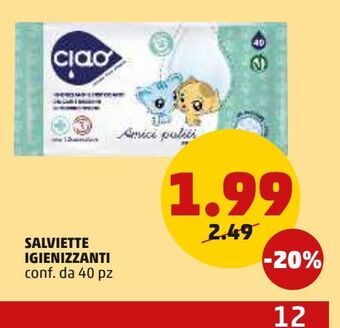 Salviette igienizzanti