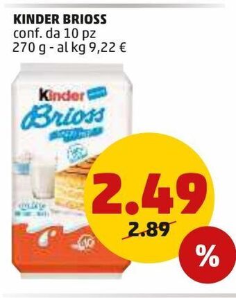 PENNY Kinder brioss offerta