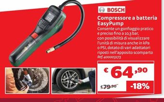Compressore a batteria easypump