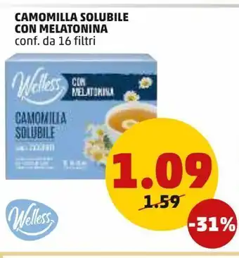 PENNY Camomilla solubile con melatonina offerta