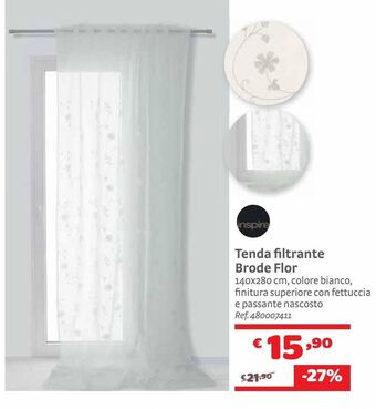 Bricocenter Tenda filtrante brode flor offerta