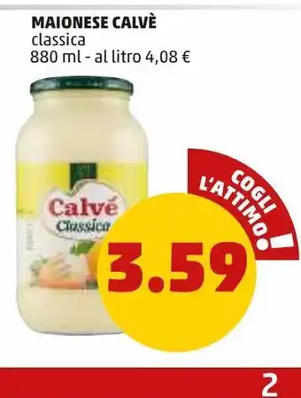 PENNY Maionese calve offerta