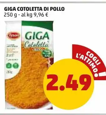 PENNY Giga cotoletta di pollo offerta