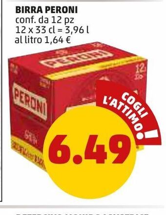 PENNY Birra peroni offerta