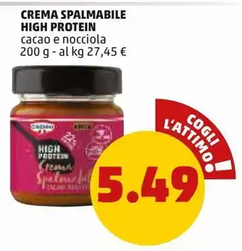 PENNY Crema spalmabile high protein offerta