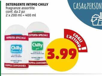 PENNY Detergente intimo chilly offerta