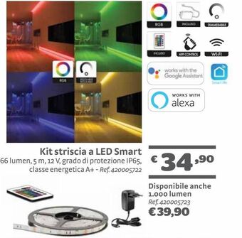 Bricocenter Kit striscia a led smart offerta