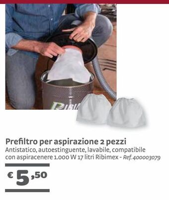 Prefiltro per aspirazione 2 pezzi