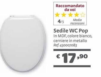 Sedile wc pop