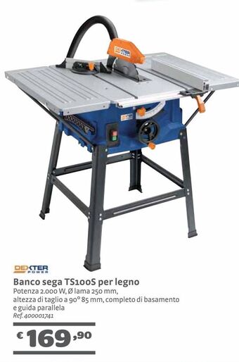 Bricocenter Banco sega ts100s per legno offerta