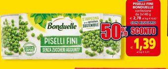 Piselli fini bonduelle