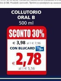 Il Gigante Colluttorio oral b offerta