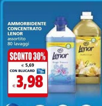 Il Gigante Ammorbidente concentrato lenor offerta