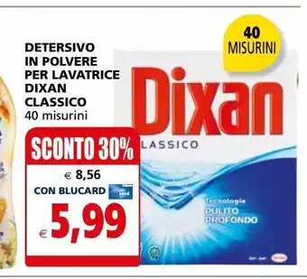 Il Gigante Detersivo in polvere per lavatrice dixan classico offerta