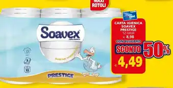 Il Gigante Carta igienica soavex prestige offerta