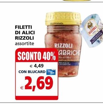 Il Gigante Filetti di alici rizzoli offerta