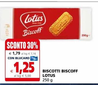 Il Gigante Biscotti biscoff lotus offerta
