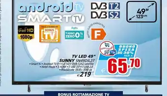Il Gigante Tv led 49" sunny offerta