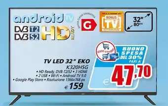 Tv led 32" eko