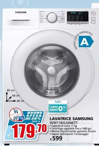 Il Gigante Lavatrice samsung offerta