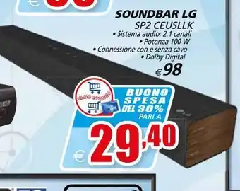 Il Gigante Soundbar lg offerta