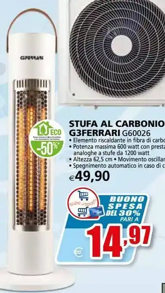 Il Gigante Stufa al carbonio g3 ferrari offerta
