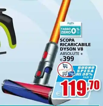 Scopa ricaricabile dyson v8