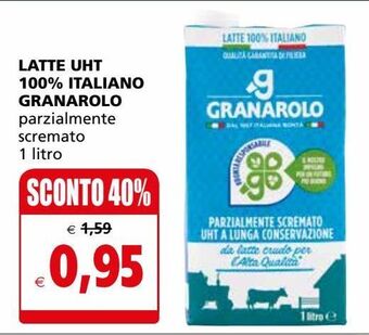 Il Gigante Latte uht 100% italiano granarolo offerta
