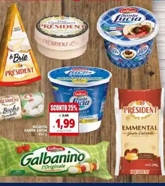 Il Gigante Ricotta santa lucia offerta